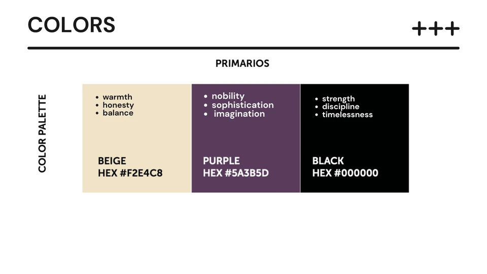Identity system / The color palette.