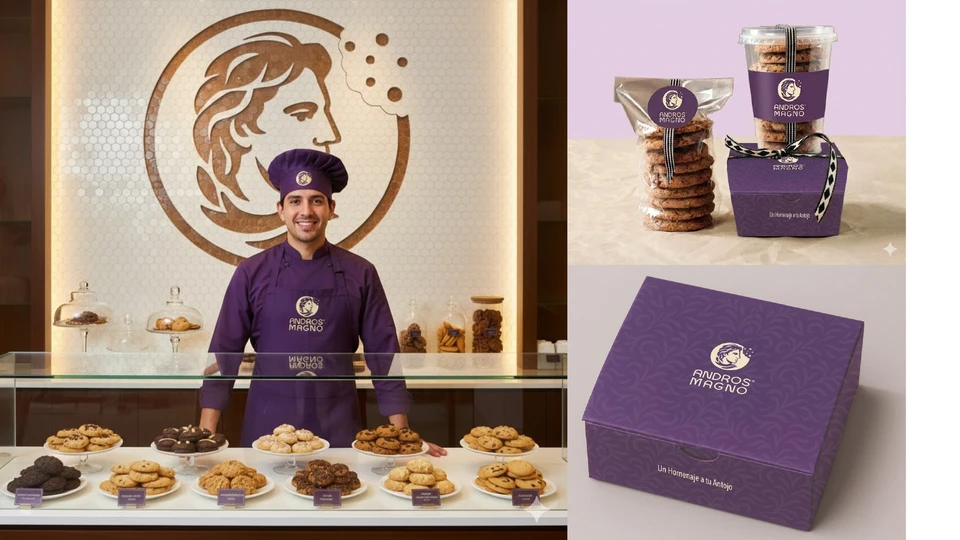 Brand applications / Packaging and bakery visualization.