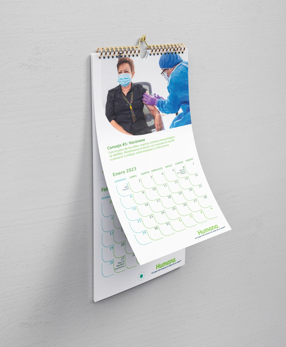 Calendar / Keeping the brand present through the year.