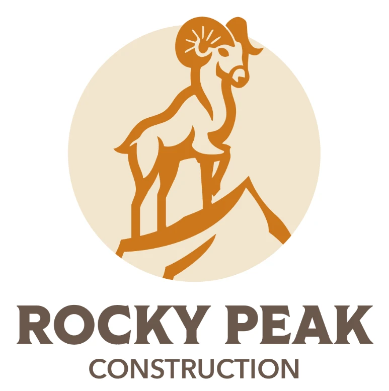 Rocky Peak Construction bighorn sheep and mountain identity